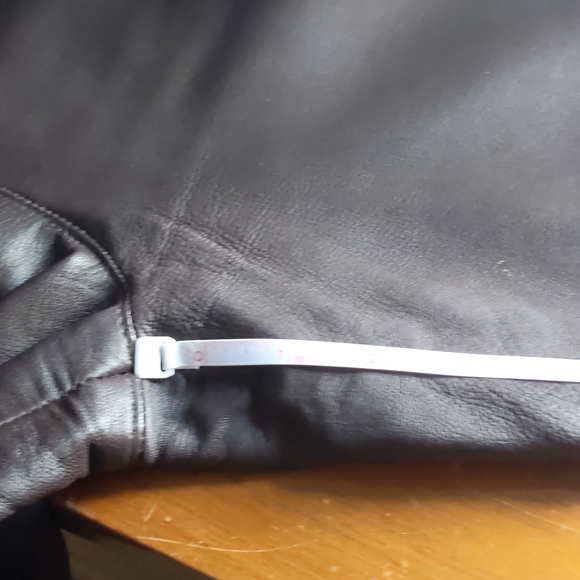 Brown Genuine Leather Pants Sz 4 - Picture 9 of 14